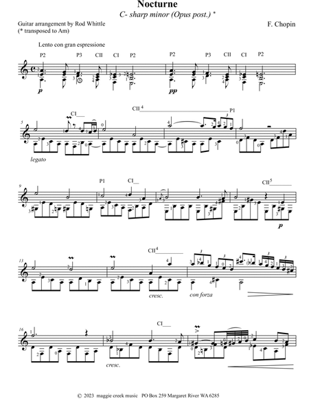 Nocturne C- sharp minor