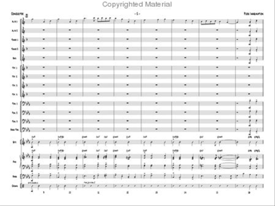 Pure Imagination (from Willy Wonka and the Chocolate Factory) Jazz Ensemble scores gallery preview page 3