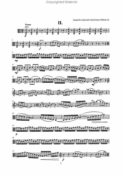Sonata for violin and viola