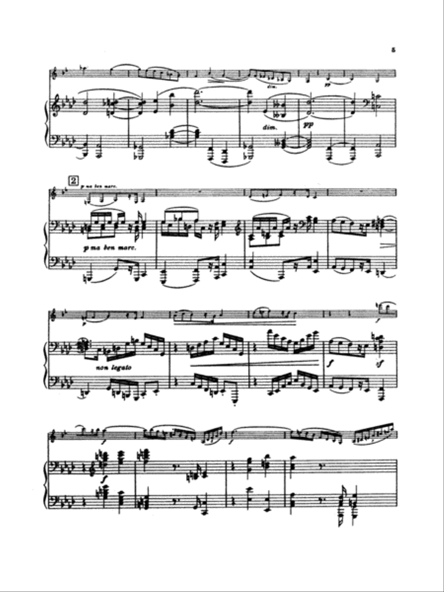 Brahms: Two Sonatas, Op. 120 Piano scores gallery preview page 3