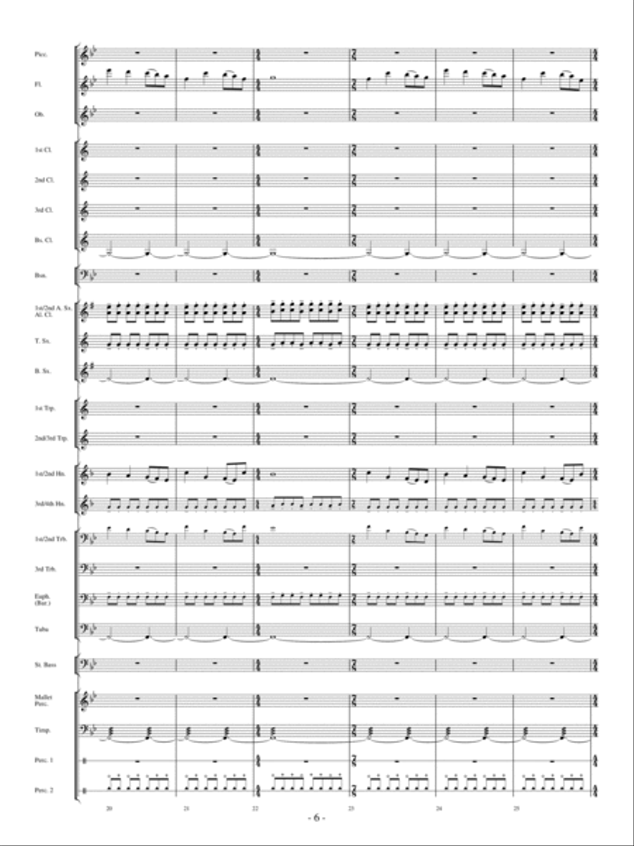 Moonscape Moonscape Concert Band scores gallery preview page 5