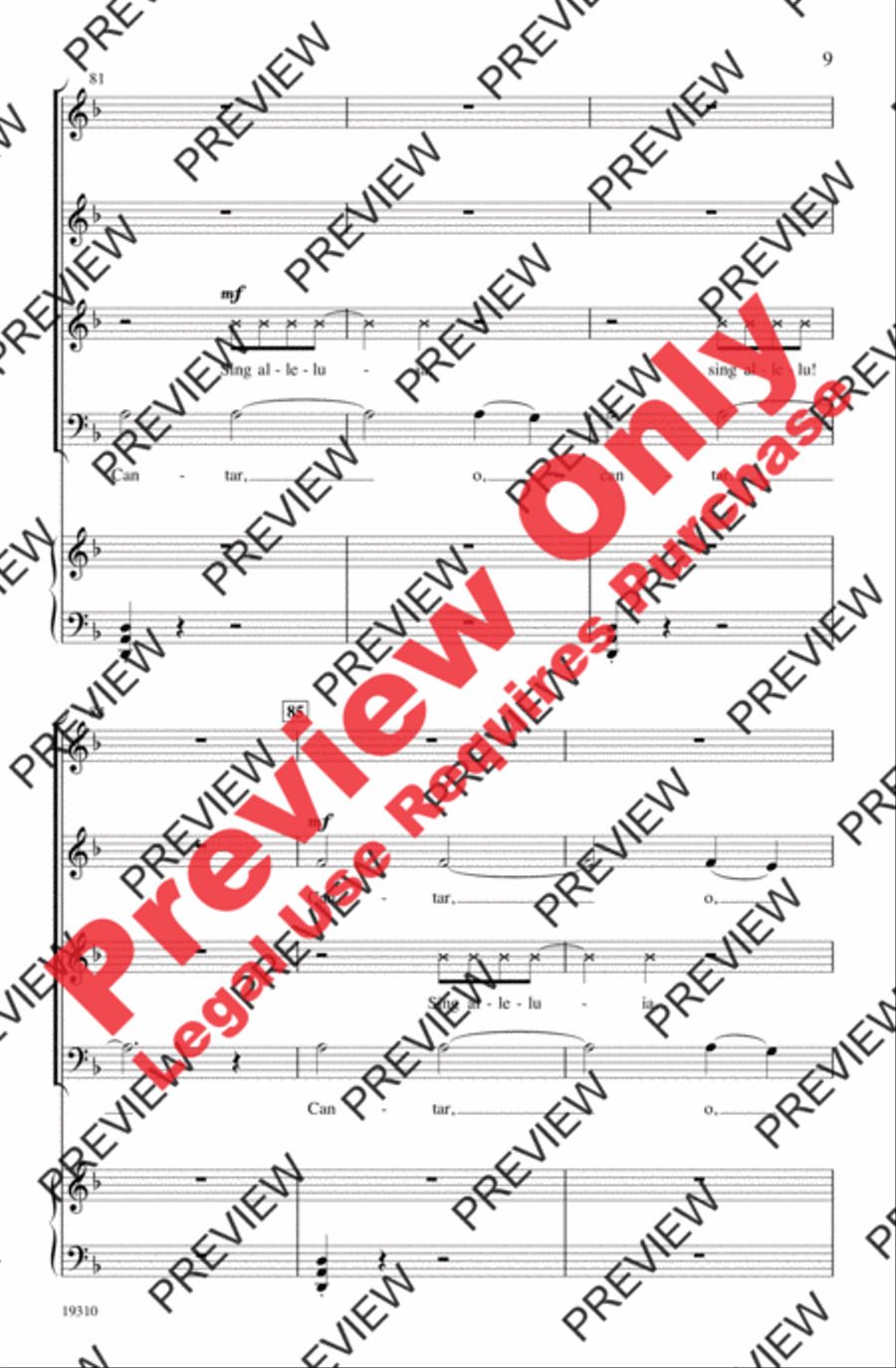 ¡Cantar! (Sing!) ¡Cantar! (Sing!) 3-Part scores gallery preview page 9