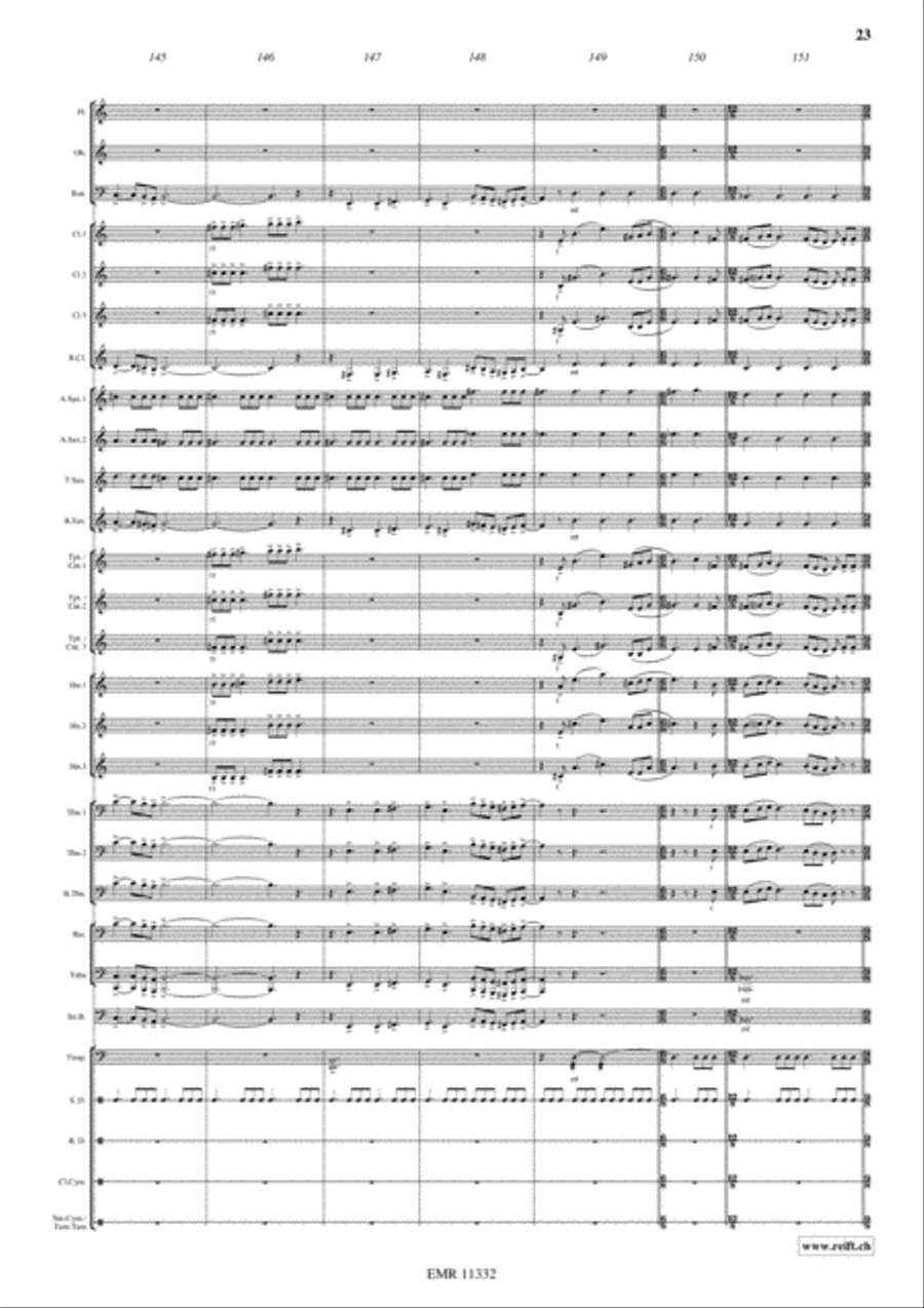 Cutthroat Island Concert Band scores gallery preview page 24