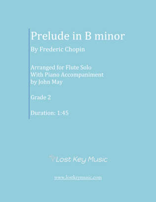 Prelude in B minor-Flute Solo