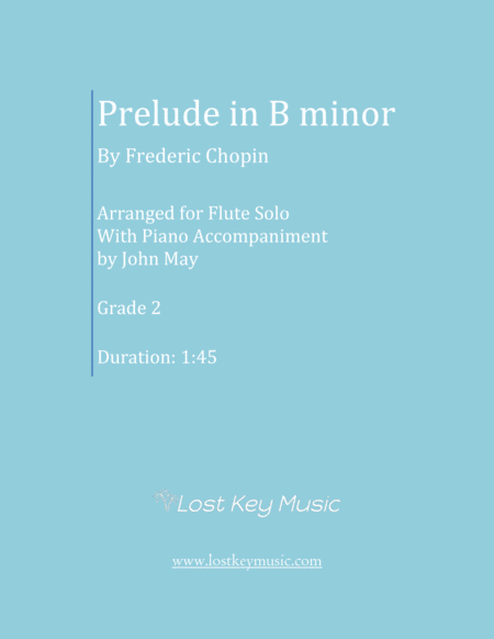 Prelude in B minor-Flute Solo image number null