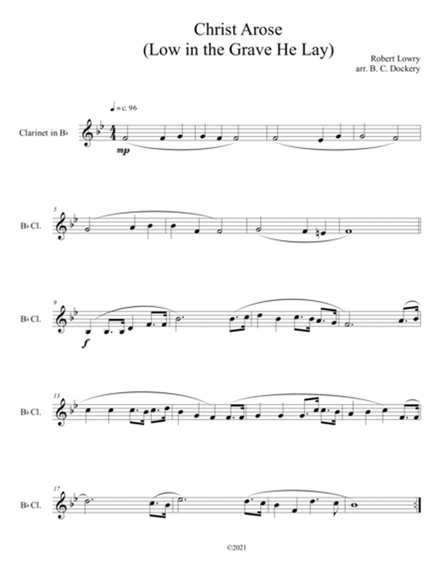 10 Easter Solos for Clarinet - Vol. 1 image number null