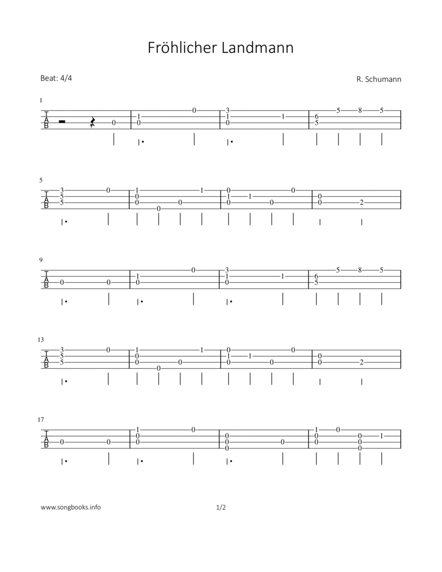 Fröhlicher Landmann Chamber Music scores gallery preview page 1