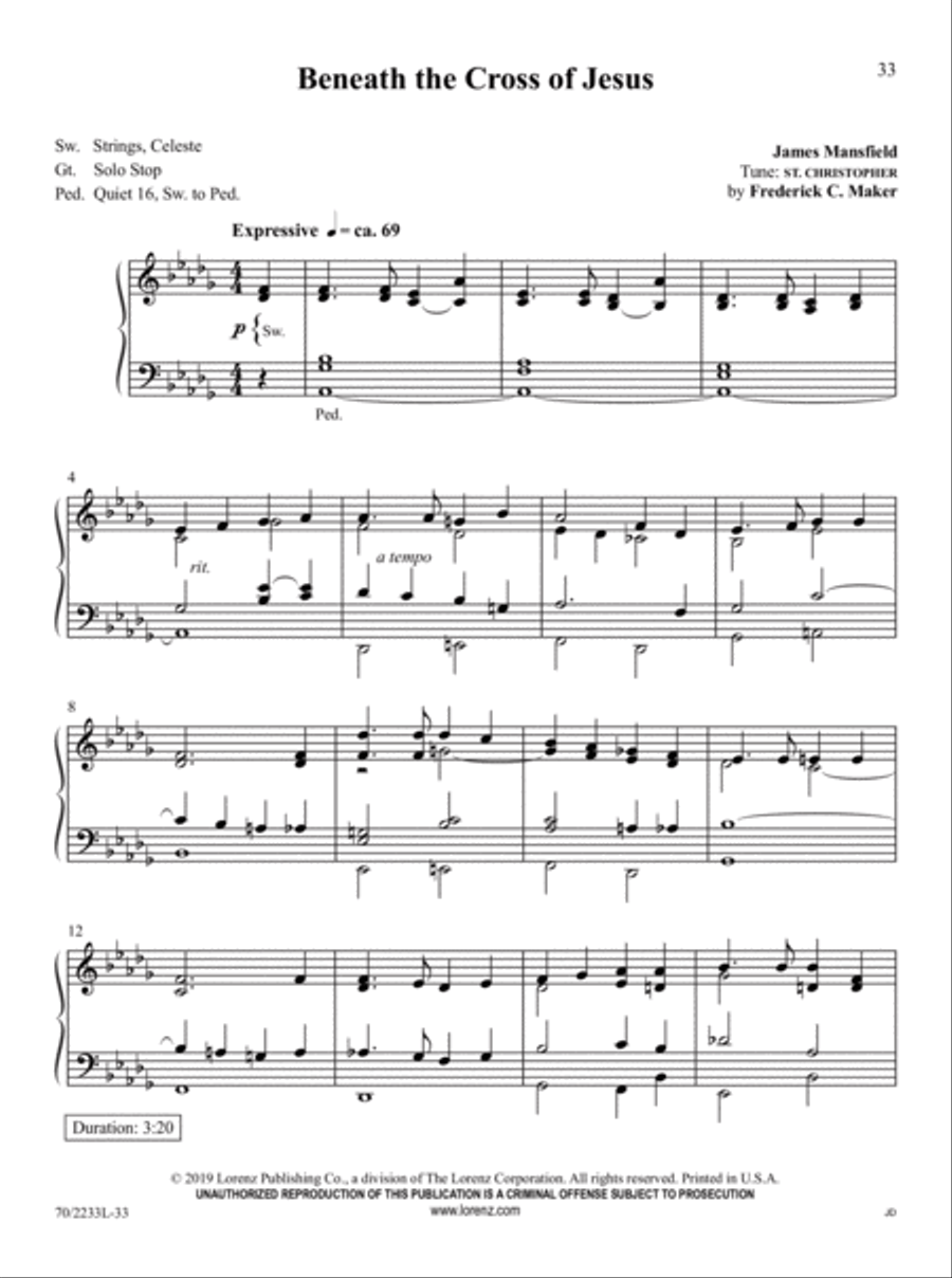 Easy Organ Library, Vol 67 Organ Solo scores gallery preview page 17