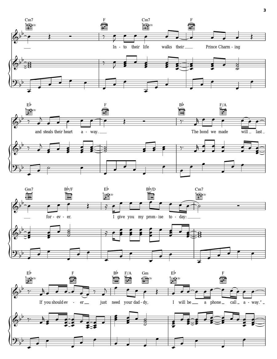 Forever Forever Piano, Vocal, Guitar scores gallery preview page 3