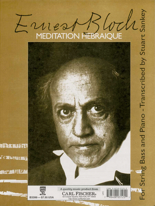 Book cover for Meditation Hebraique