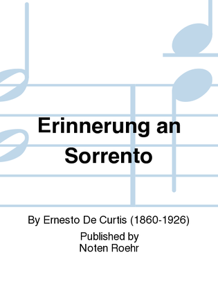 Erinnerung an Sorrento (dt) Matray, Eugen, text