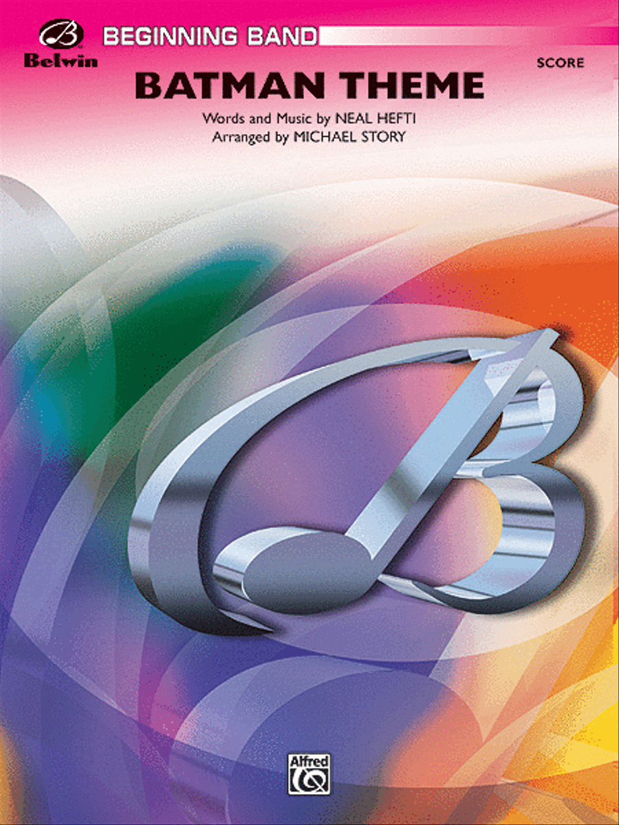Batman Theme (from the Original TV Series) Concert Band scores gallery preview page 1
