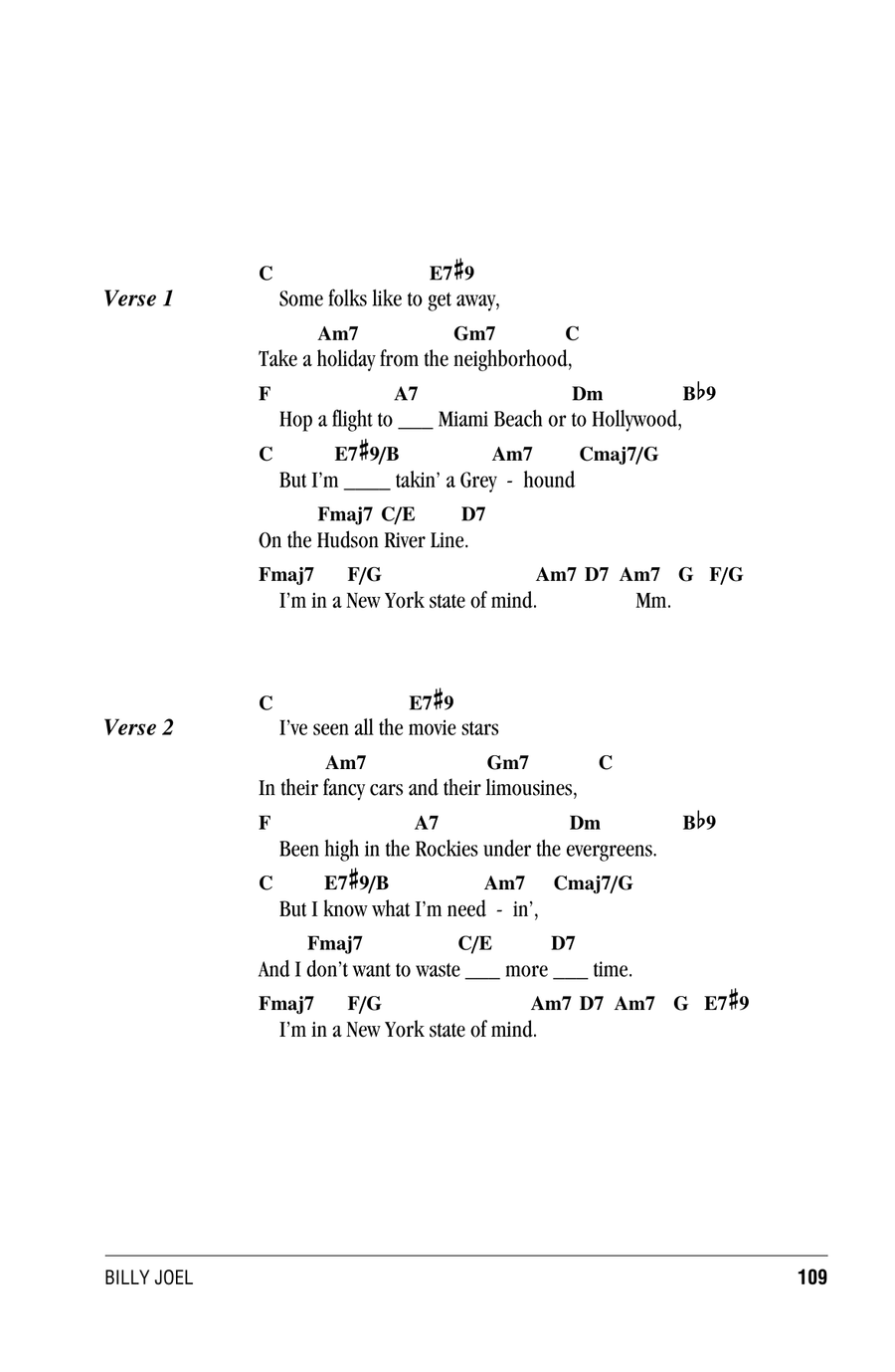 New York State Of Mind Piano scores gallery preview page 2