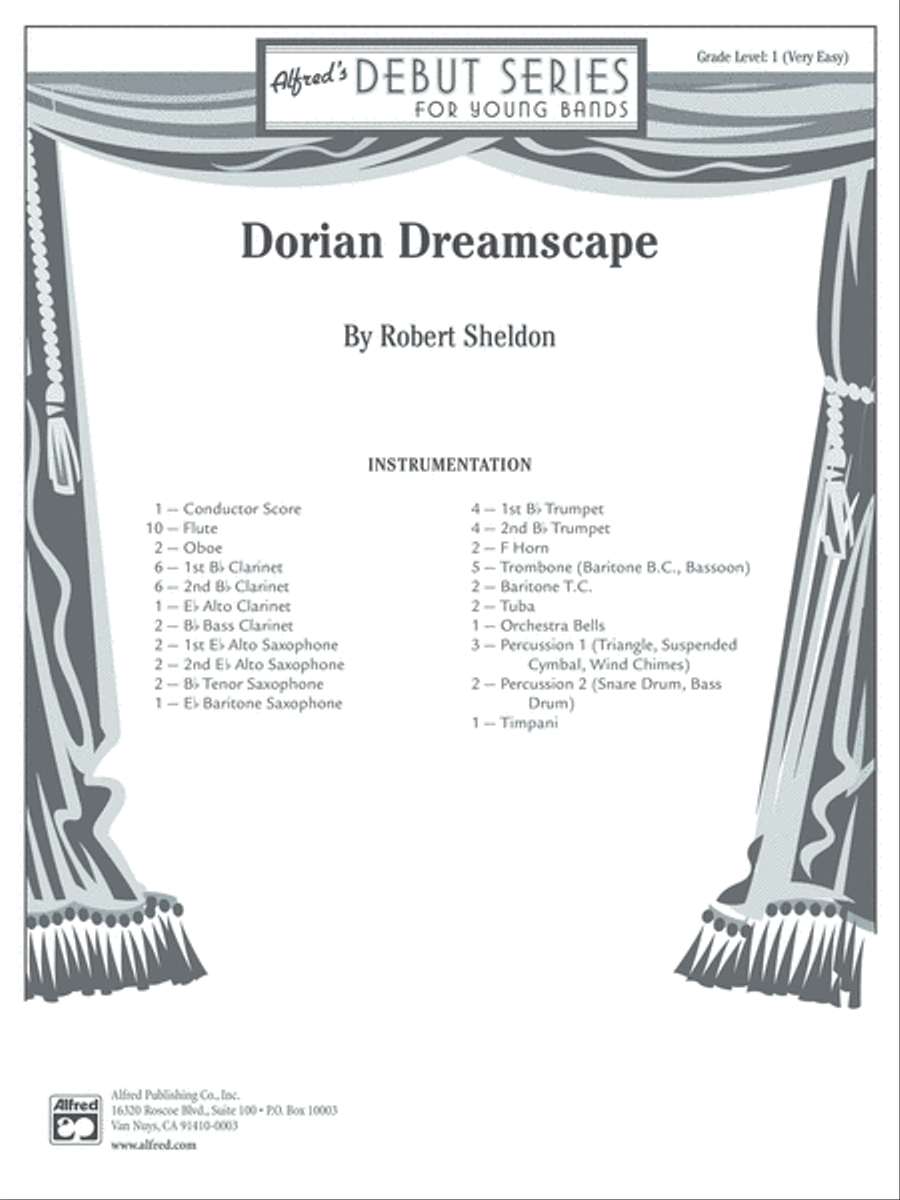 Dorian Dreamscape: Score Dorian Dreamscape: Score Concert Band scores gallery preview page 1