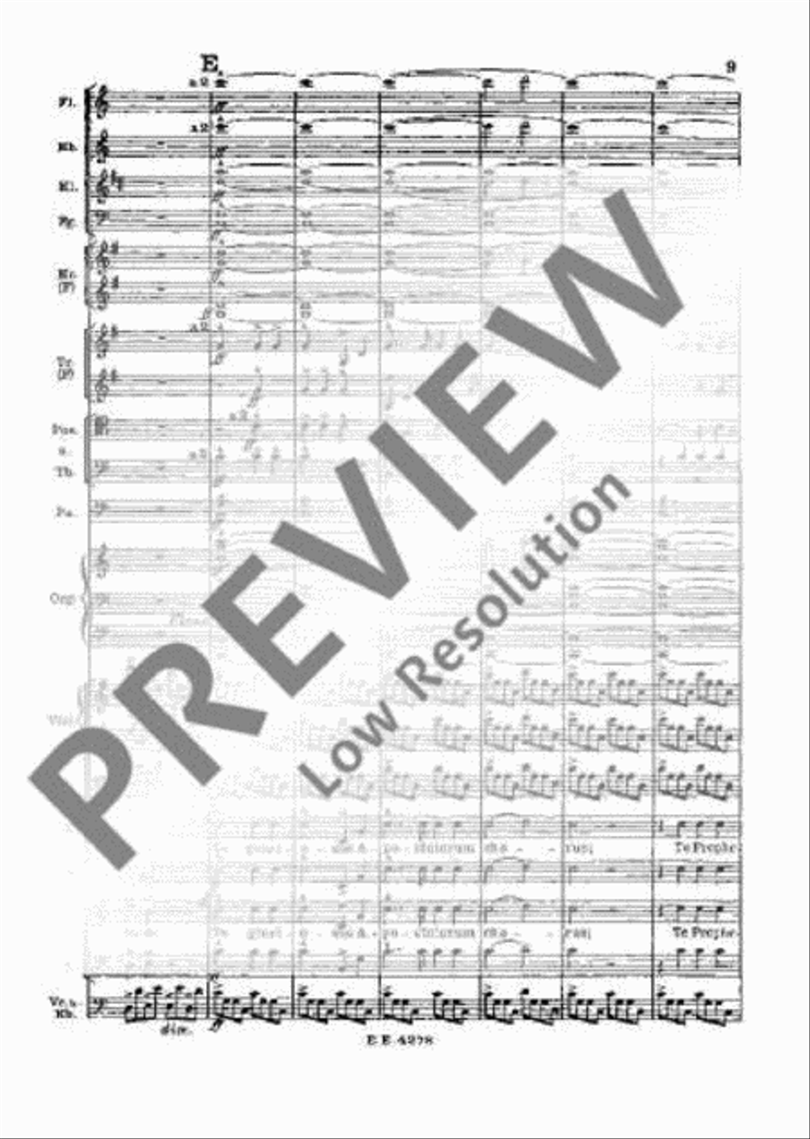 Te Deum Te Deum Choir scores gallery preview page 18