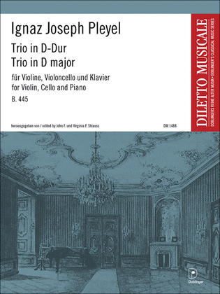 Trio in D-Dur B. 445