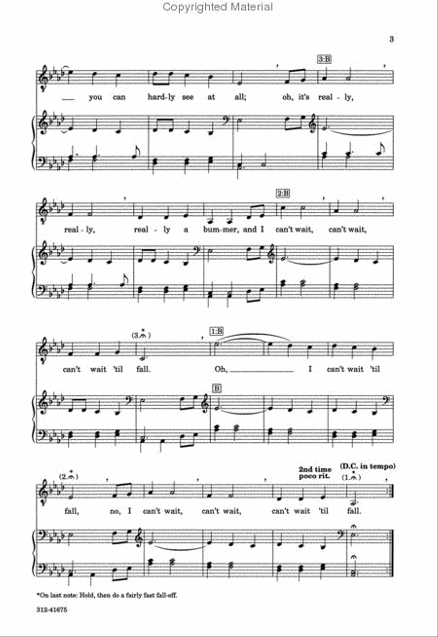 Four Curmudgeonly Canons 4-Part scores gallery preview page 3