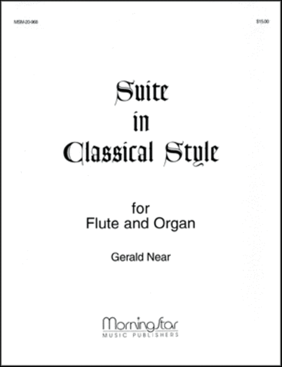 Suite in Classical Style Flute scores gallery preview page 1