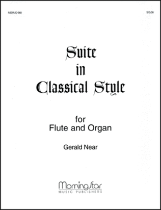Book cover for Suite in Classical Style