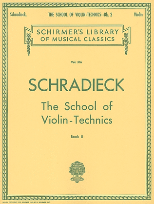 Book cover for School of Violin Technics – Book 2