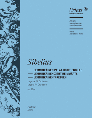 Book cover for Lemminkainen's Return Op. 22/4