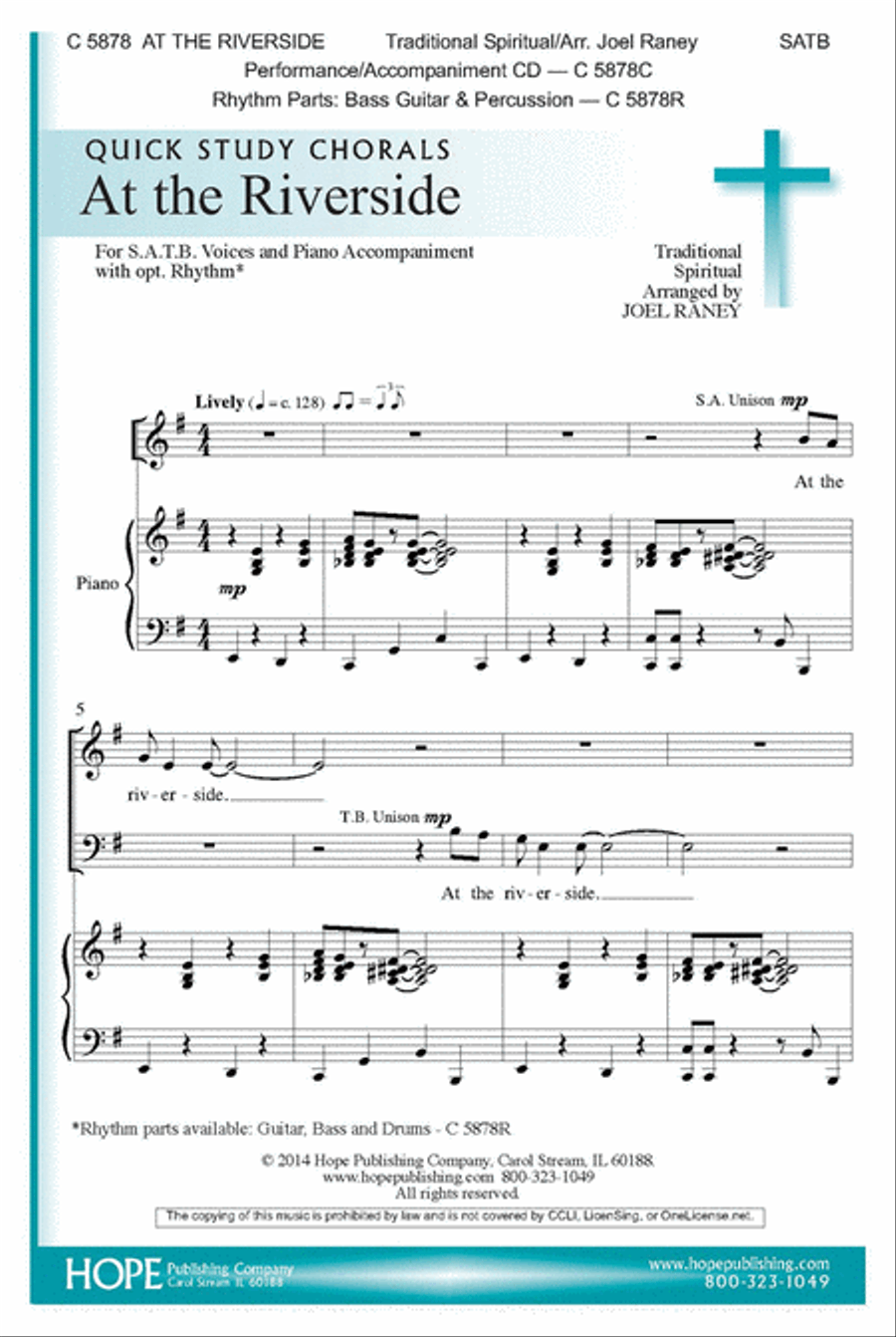 At the Riverside 4-Part scores gallery preview page 1