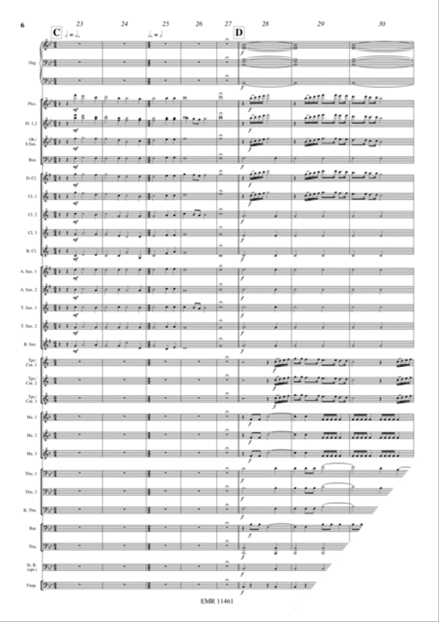 Domine ad Adiuvandum Concert Band scores gallery preview page 7