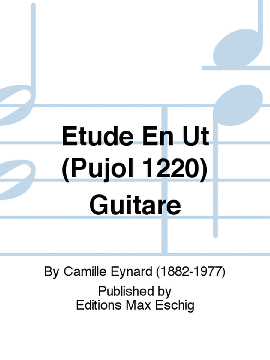 Etude En Ut (Pujol 1220) Guitare