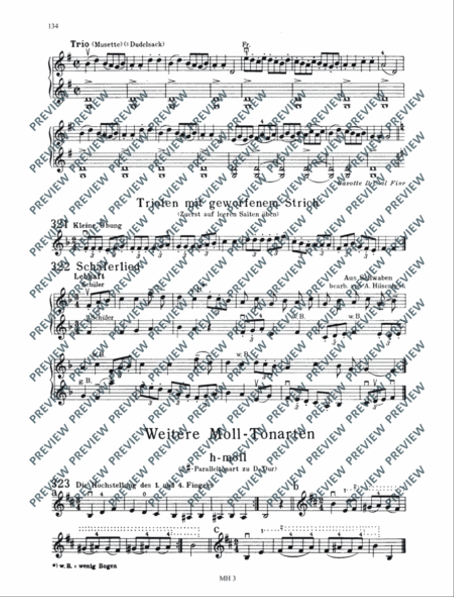 Das Geigenspiel Das Geigenspiel Violin scores gallery preview page 19