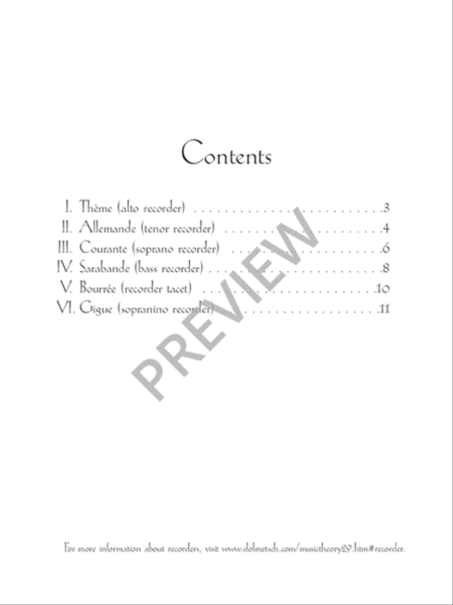 Variations on The Coventry Carol Flute scores gallery preview page 4