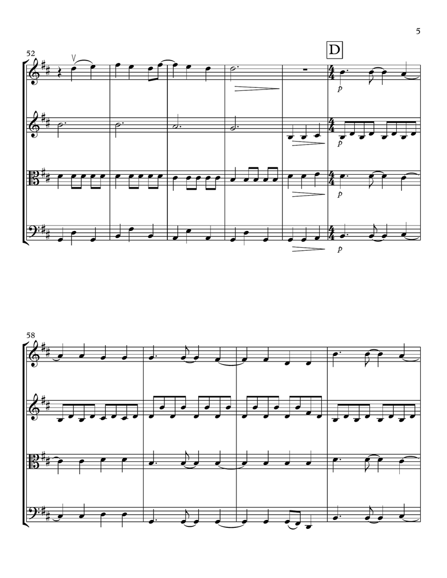 Iris String Quartet scores gallery preview page 5