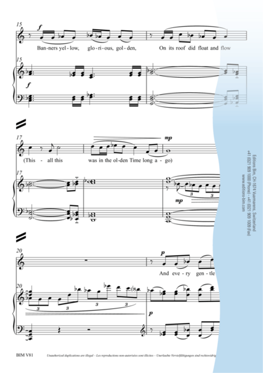 The Haunted Palace Voice Solo scores gallery preview page 4