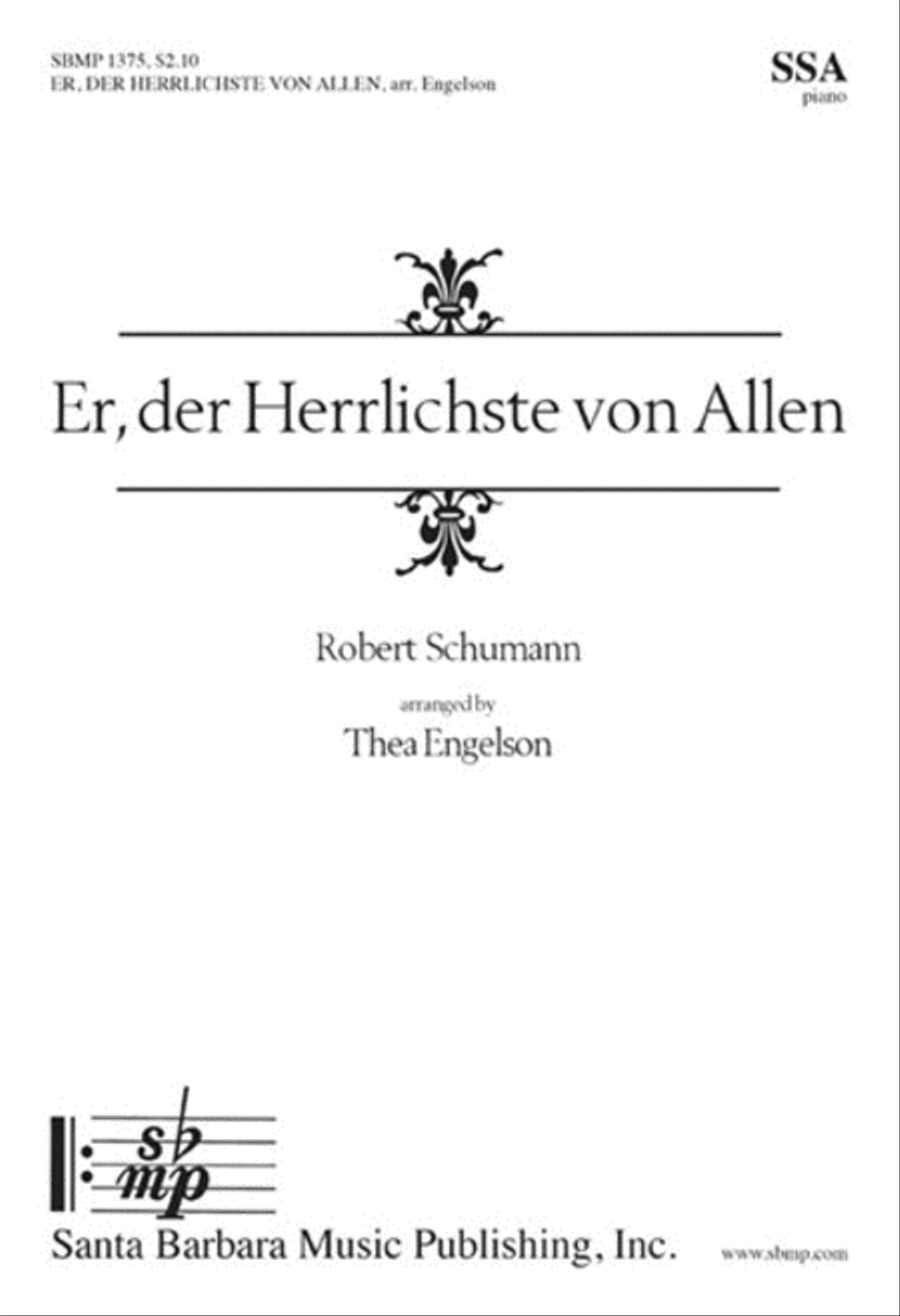 Er, der Herrlichste von Allen - SSA Octavo SSA scores gallery preview page 1