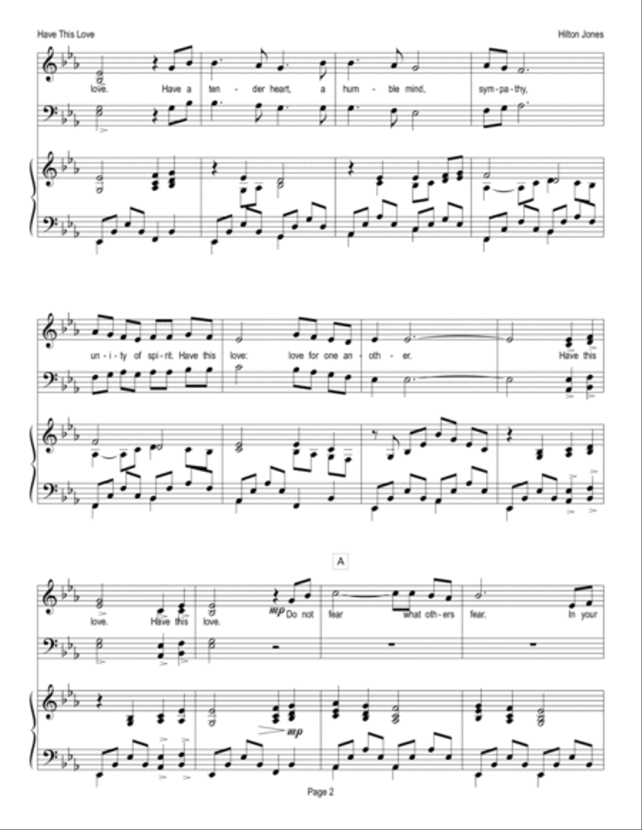Have This Love Choir scores gallery preview page 2