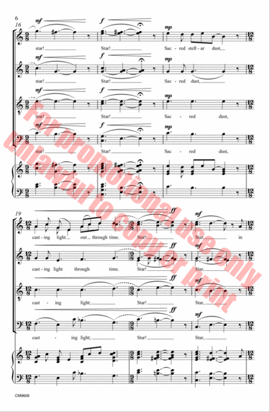 Stars 4-Part scores gallery preview page 7