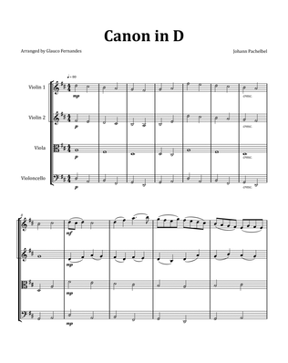 Canon by Pachelbel - String Quartet