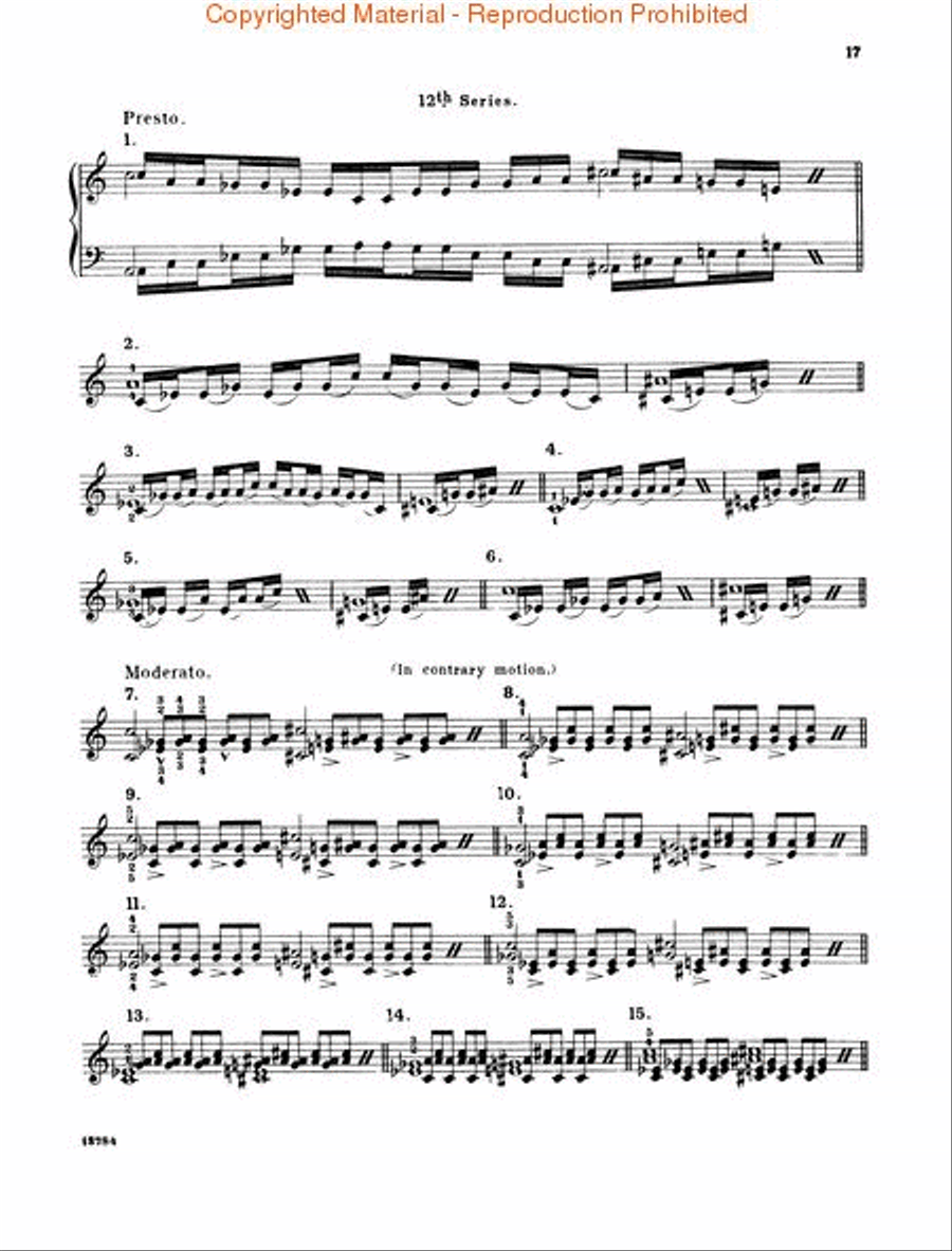 Isidor Phillip – Exercises for Independence of Fingers – Book 1 Piano Method scores gallery preview page 4