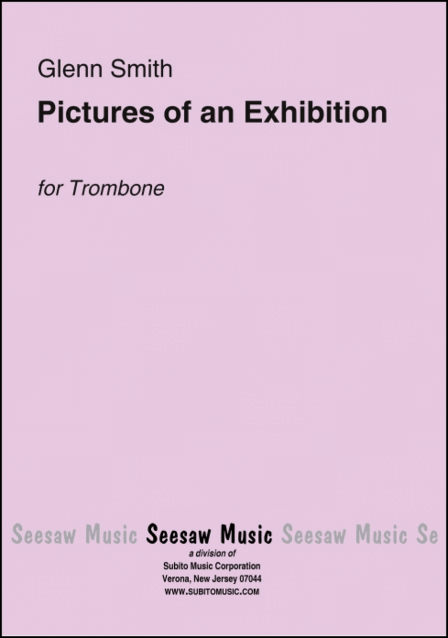 Pictures of an Exhibition Trombone scores gallery preview page 1