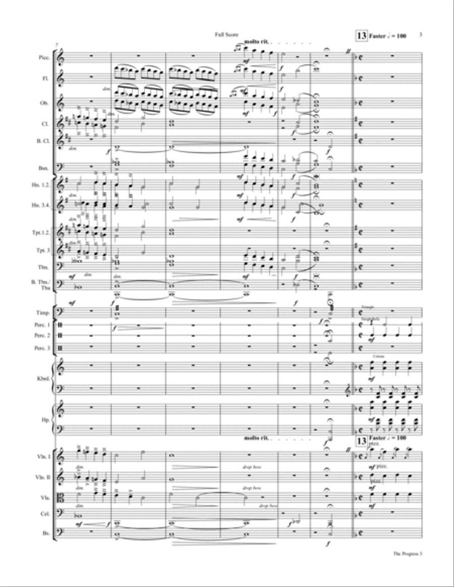 Progress of Wenceslas, The (Good King Wenceslas)- orchestra Full Orchestra scores gallery preview page 4