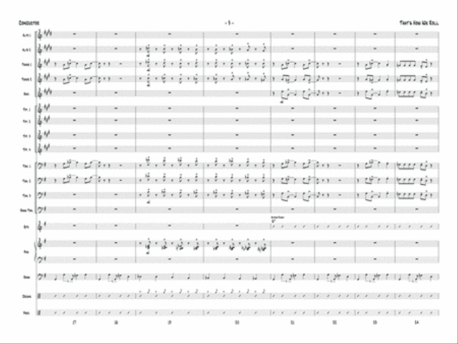 That's How We Roll: Score Jazz Ensemble scores gallery preview page 5