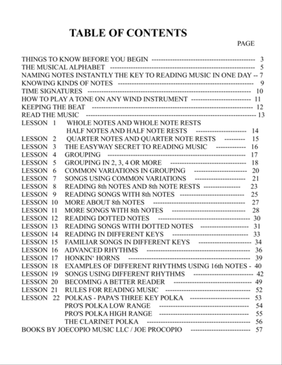 THE EASYWAY TO READ MUSIC TREBLE CLEF Large Ensemble scores gallery preview page 2