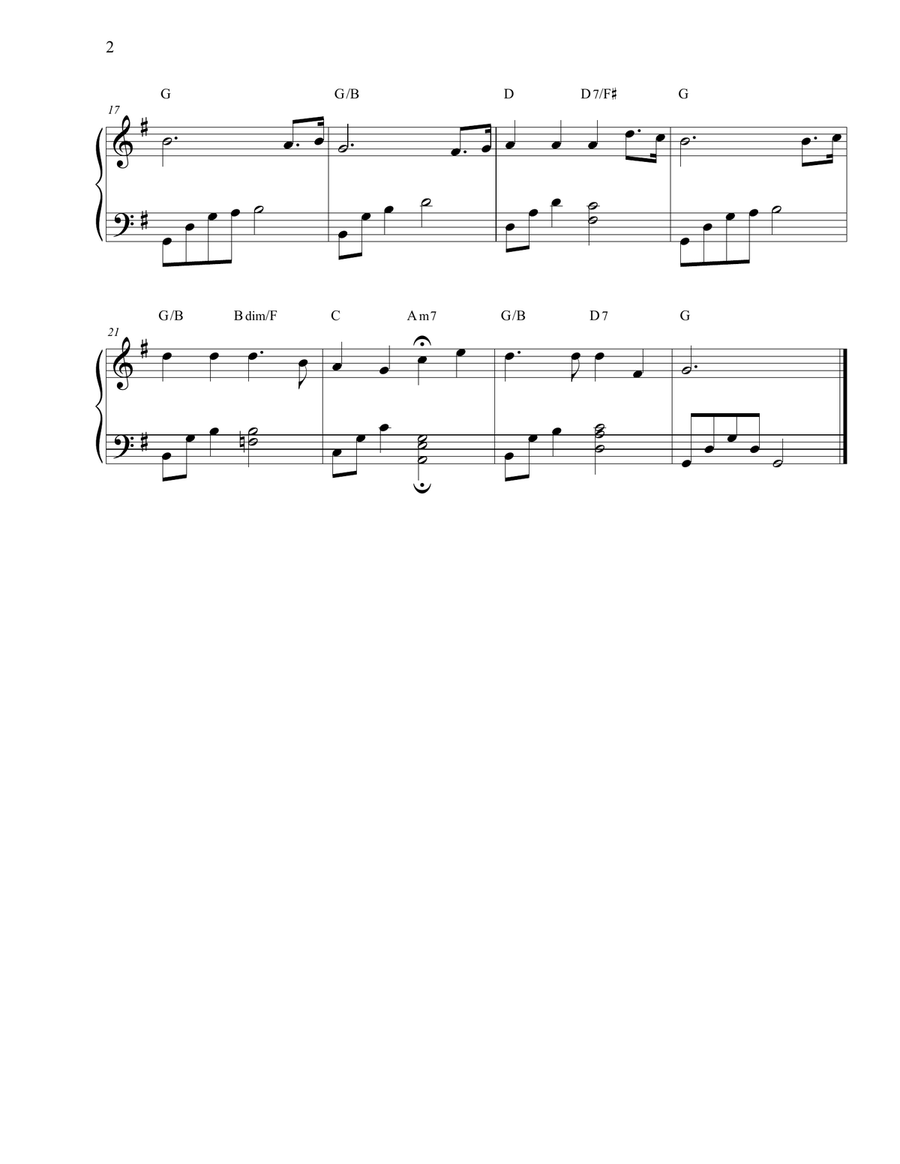 [Christ for the Whole Wide World] Favorite hymns arrangements with 3 levels of difficulties for begi Easy Piano scores gallery preview page 2