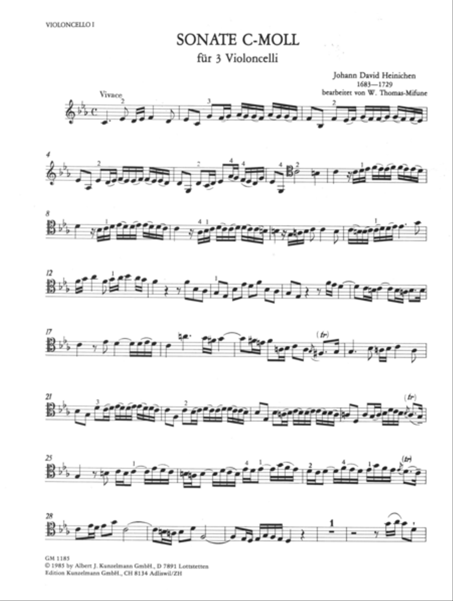 Sonata Cello scores gallery preview page 2