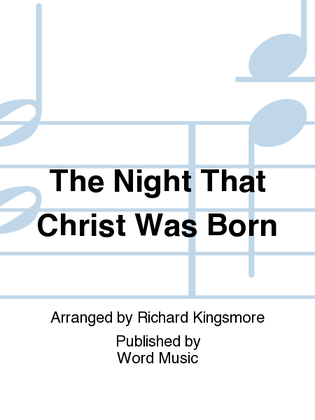 The Night That Christ Was Born - Orchestration