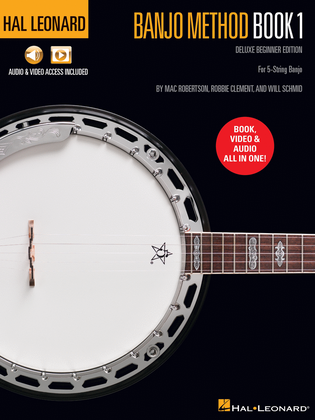 Hal Leonard Banjo Method Book 1 – Deluxe Beginner Edition