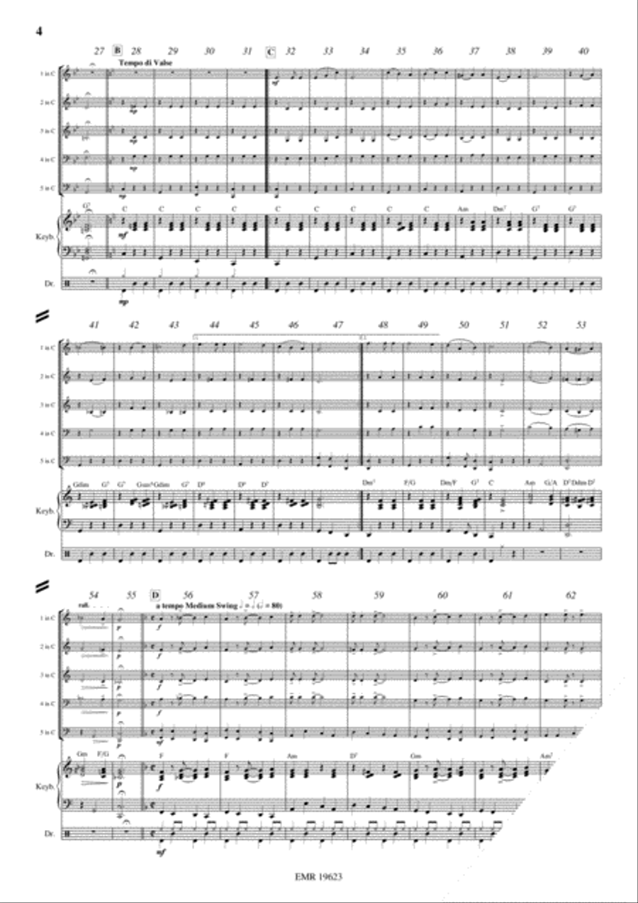 Movie Sequences Brass Band scores gallery preview page 4