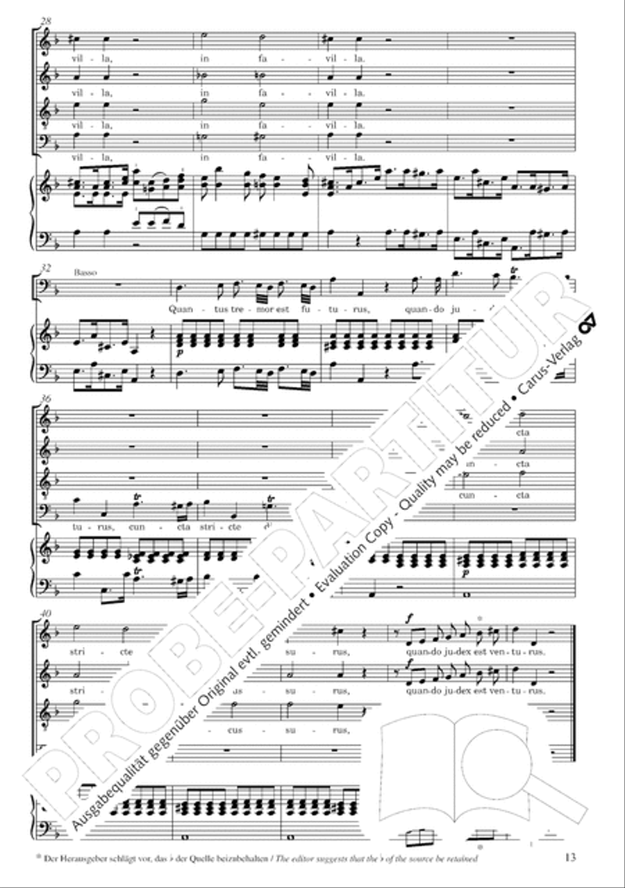 Requiem 4-Part scores gallery preview page 16