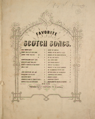 Favorite Scotch Songs