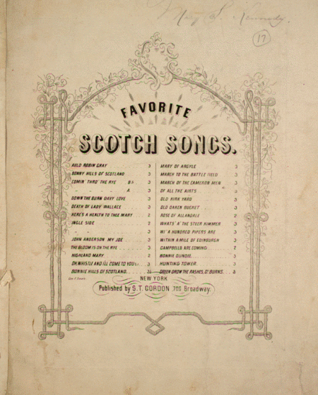 Favorite Scotch Songs