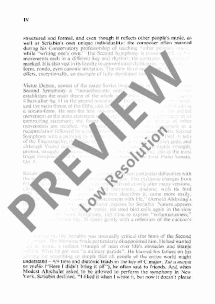 Symphony No. 2 C minor Orchestra scores gallery preview page 5